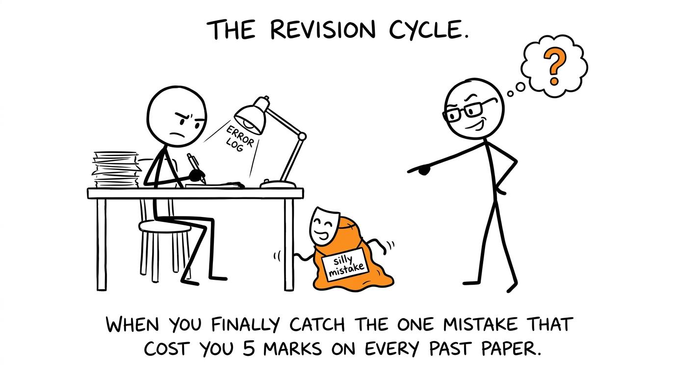 A disguised silly mistake being discovered by an error log