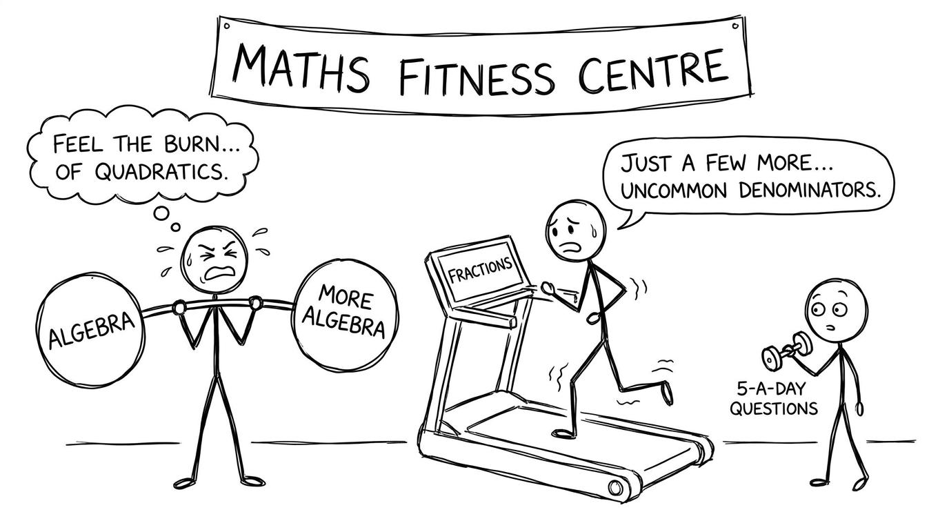 Maths revision like a workout