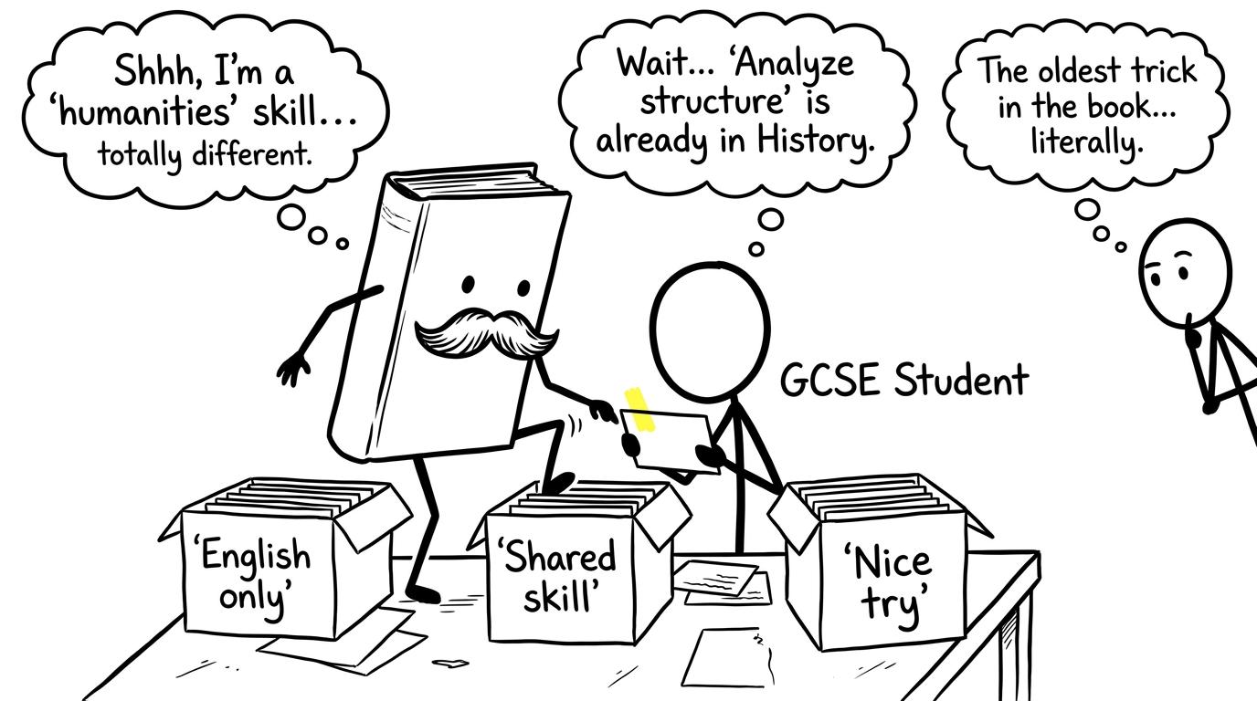 A suspicious textbook tries to sneak into the shared-revision box