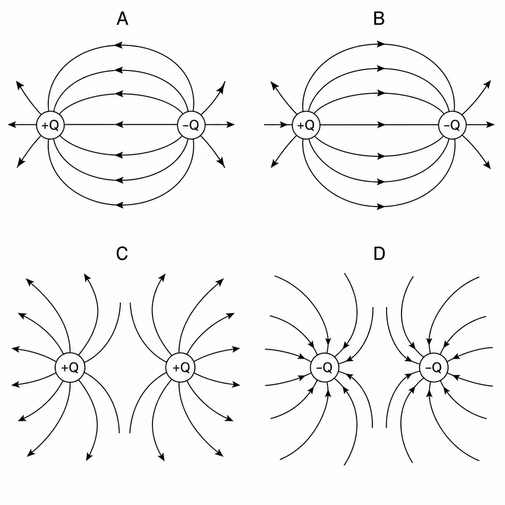 Electric field configurations