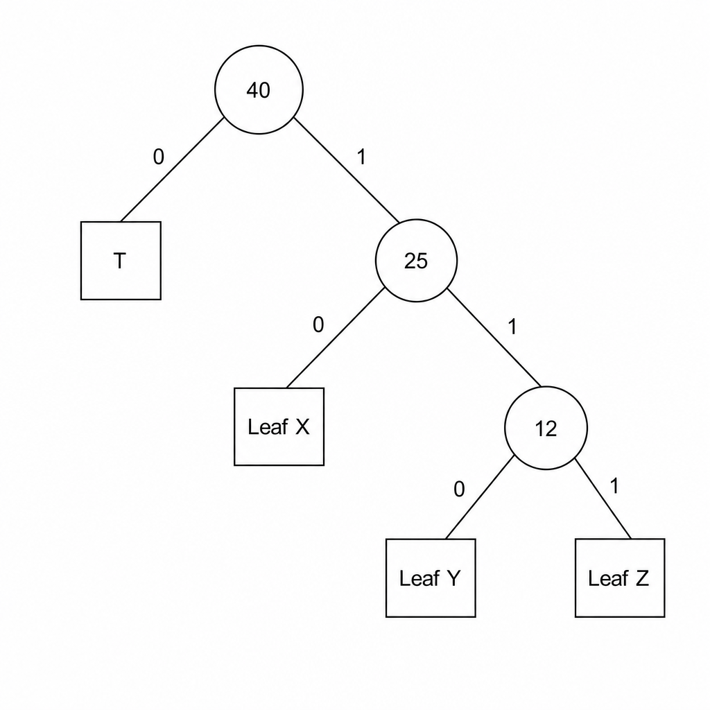 Partial Huffman Tree
