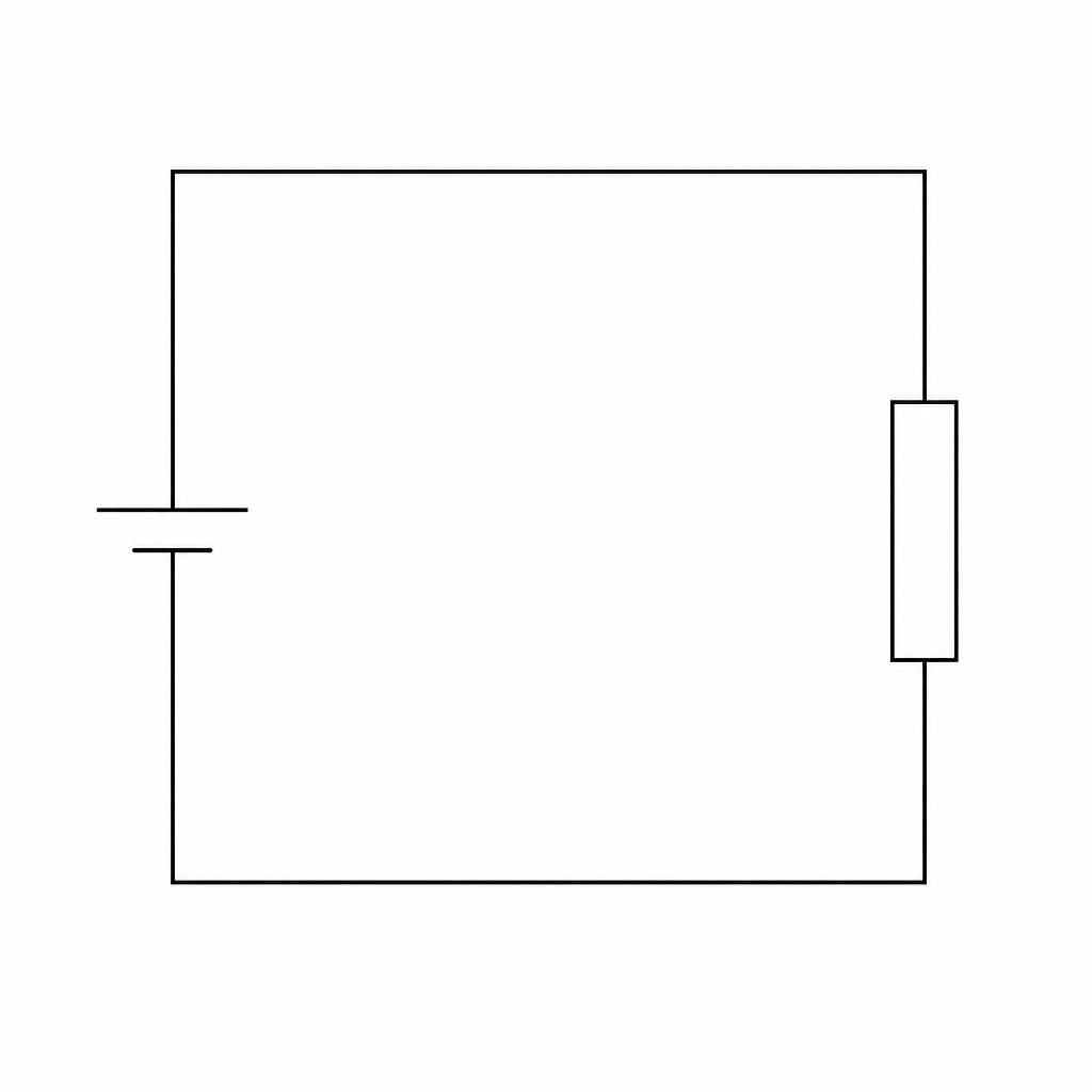 Figure 1: An industrial heating element connected in series to a d.c. power supply