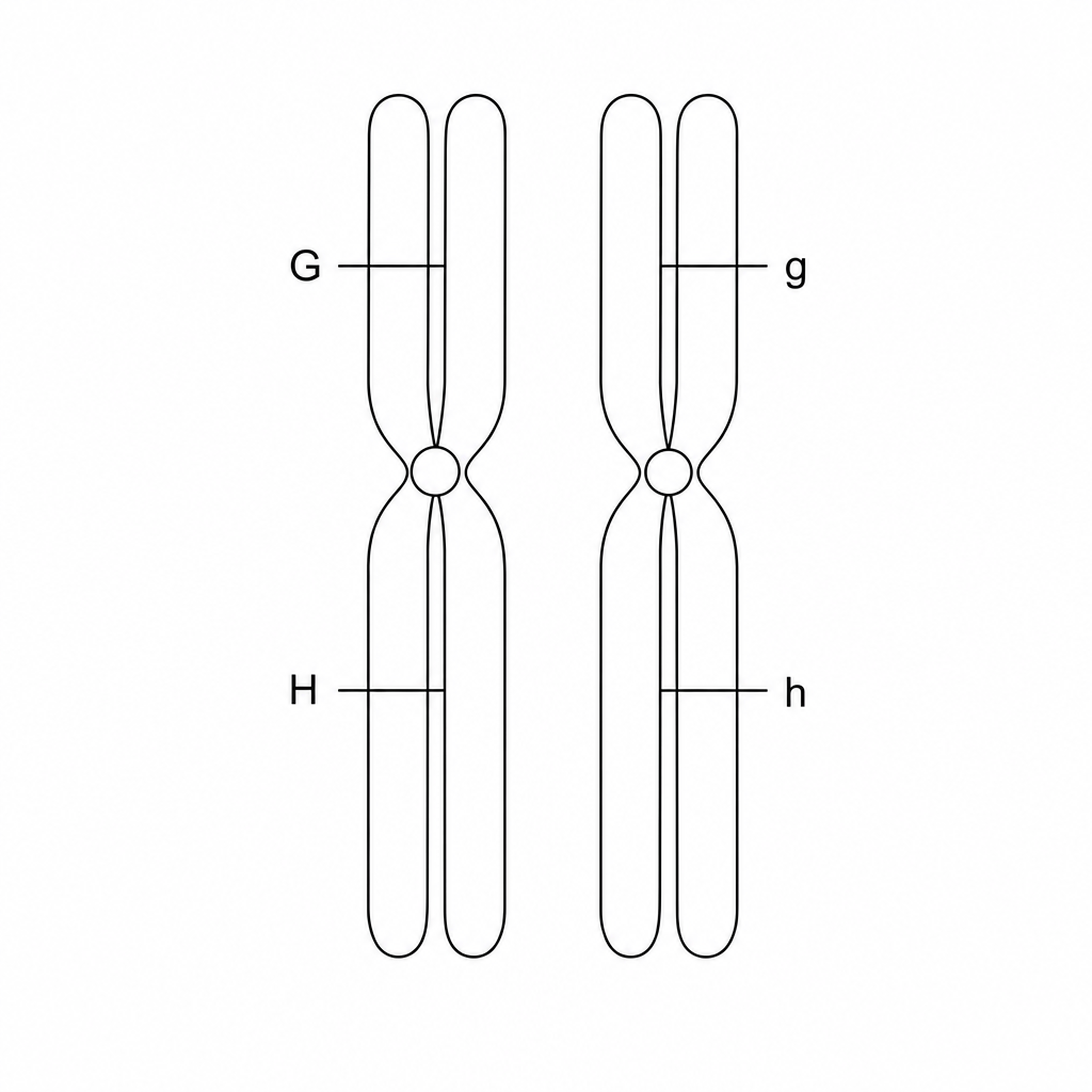 Autosomal Linkage Chromosome Diagram
