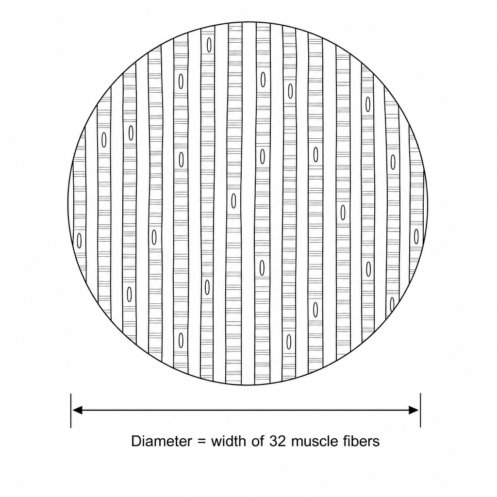 Microscope field of view