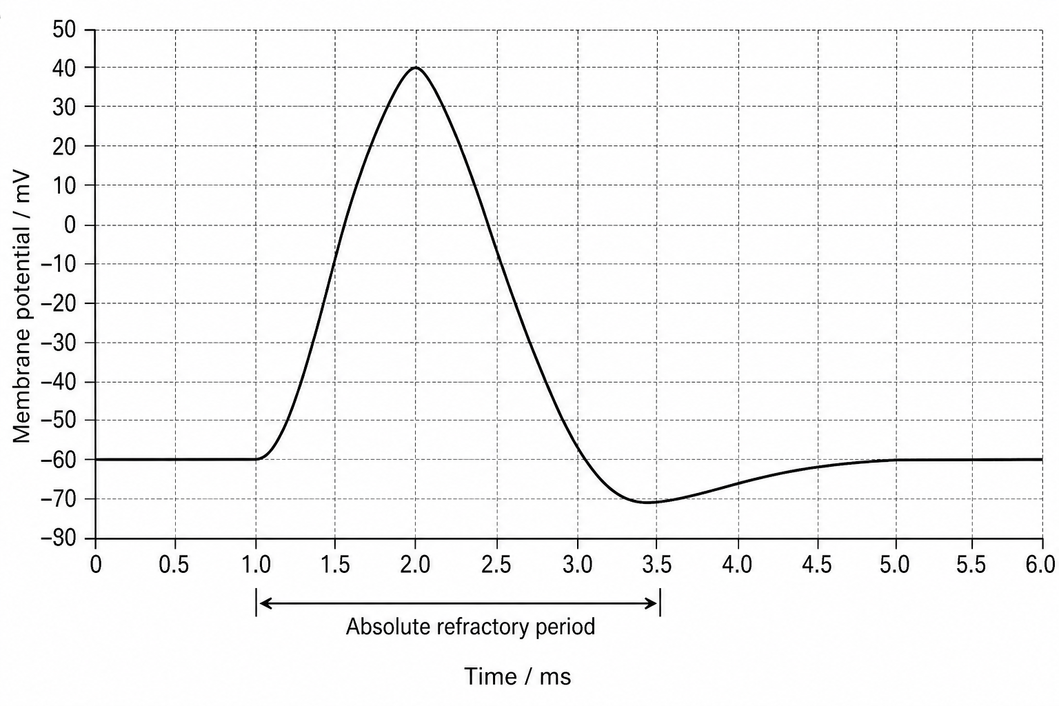 Action Potential Graph