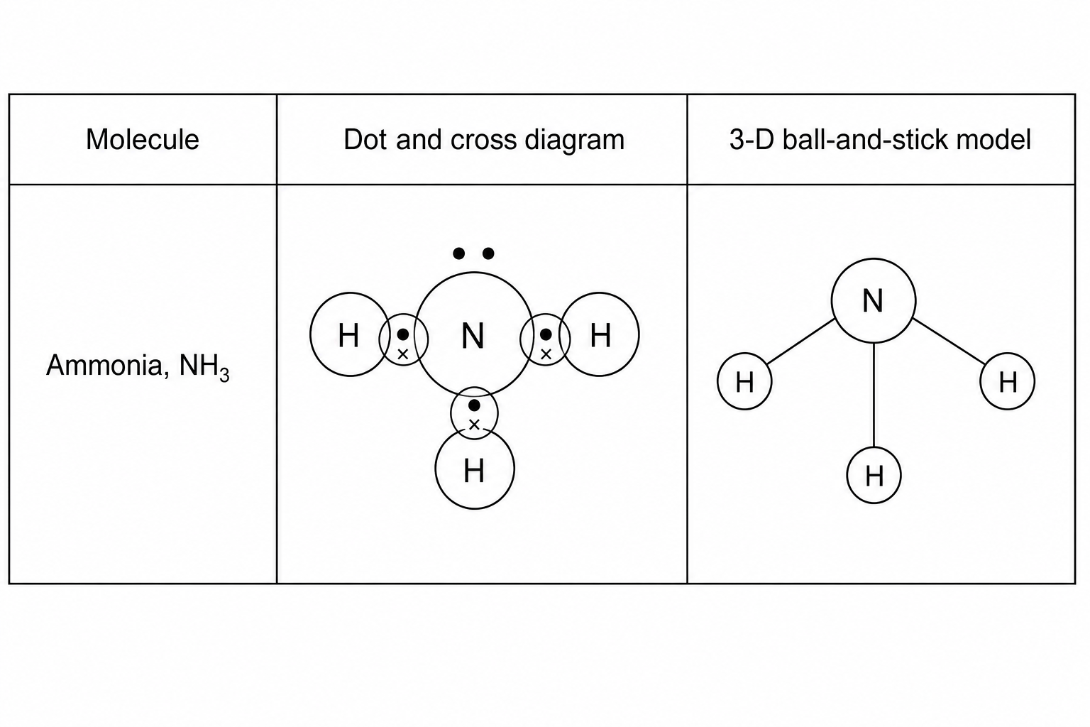 Ammonia models