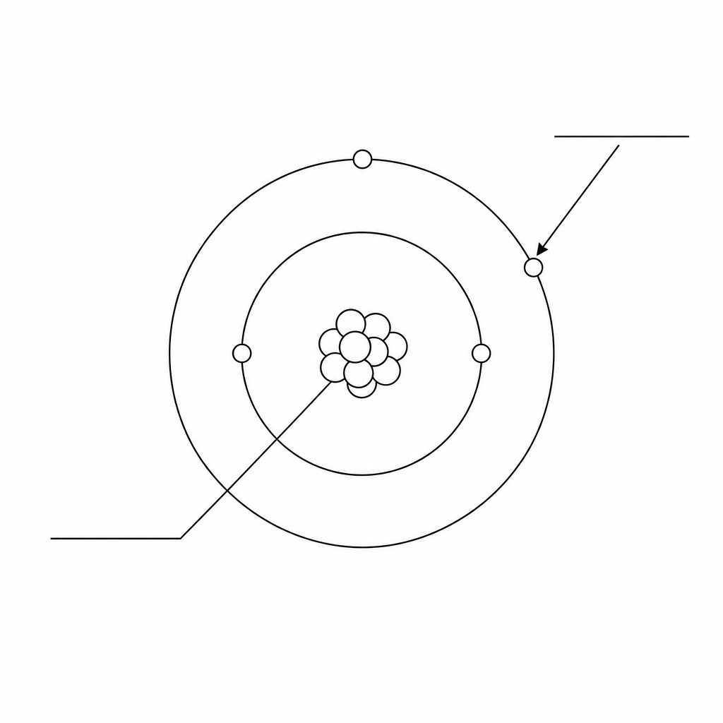 Diagram of a Beryllium Atom