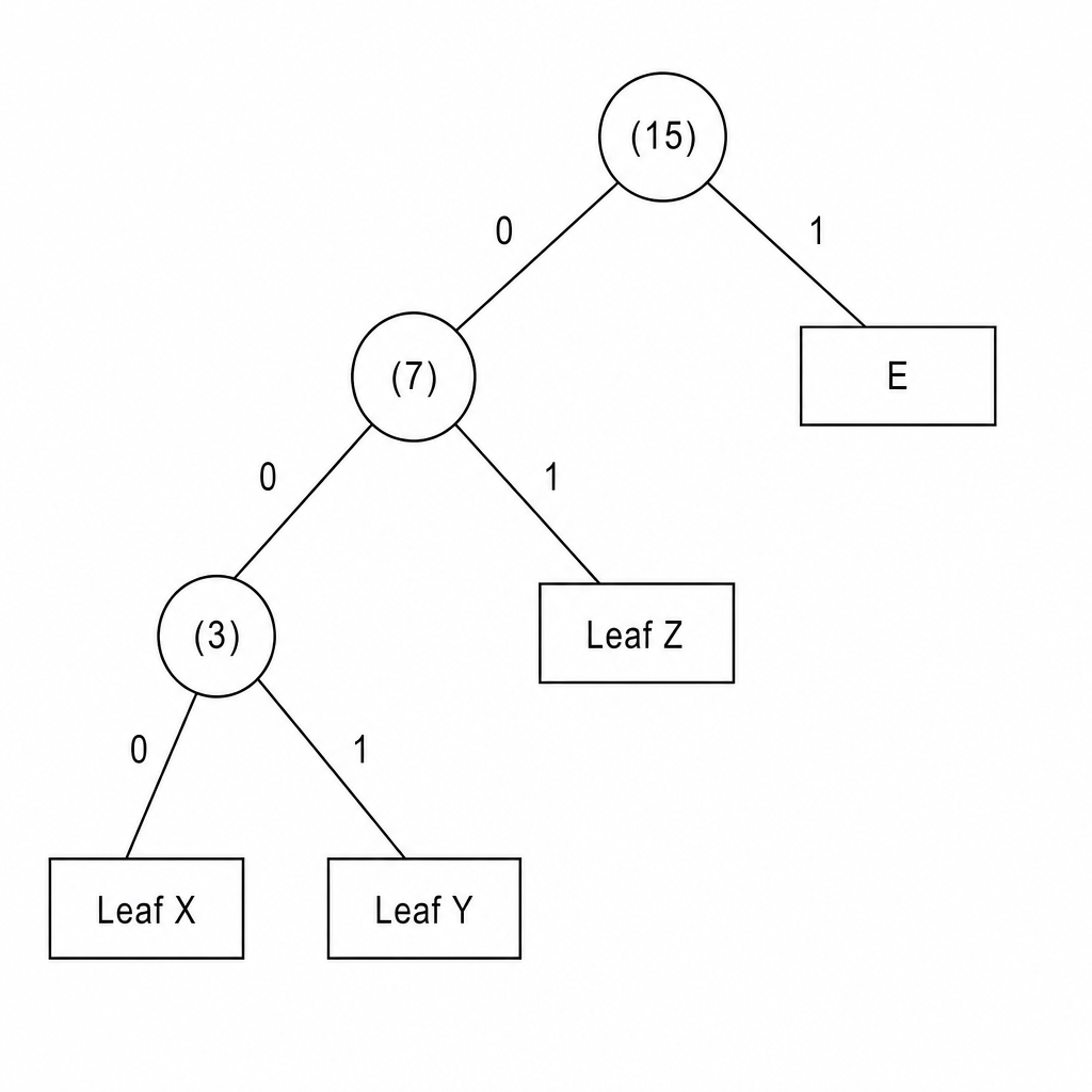 Figure 2: Partial Huffman Tree