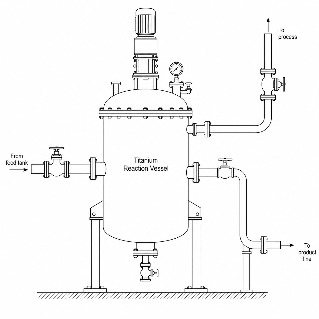 Figure 1: Industrial reaction vessel