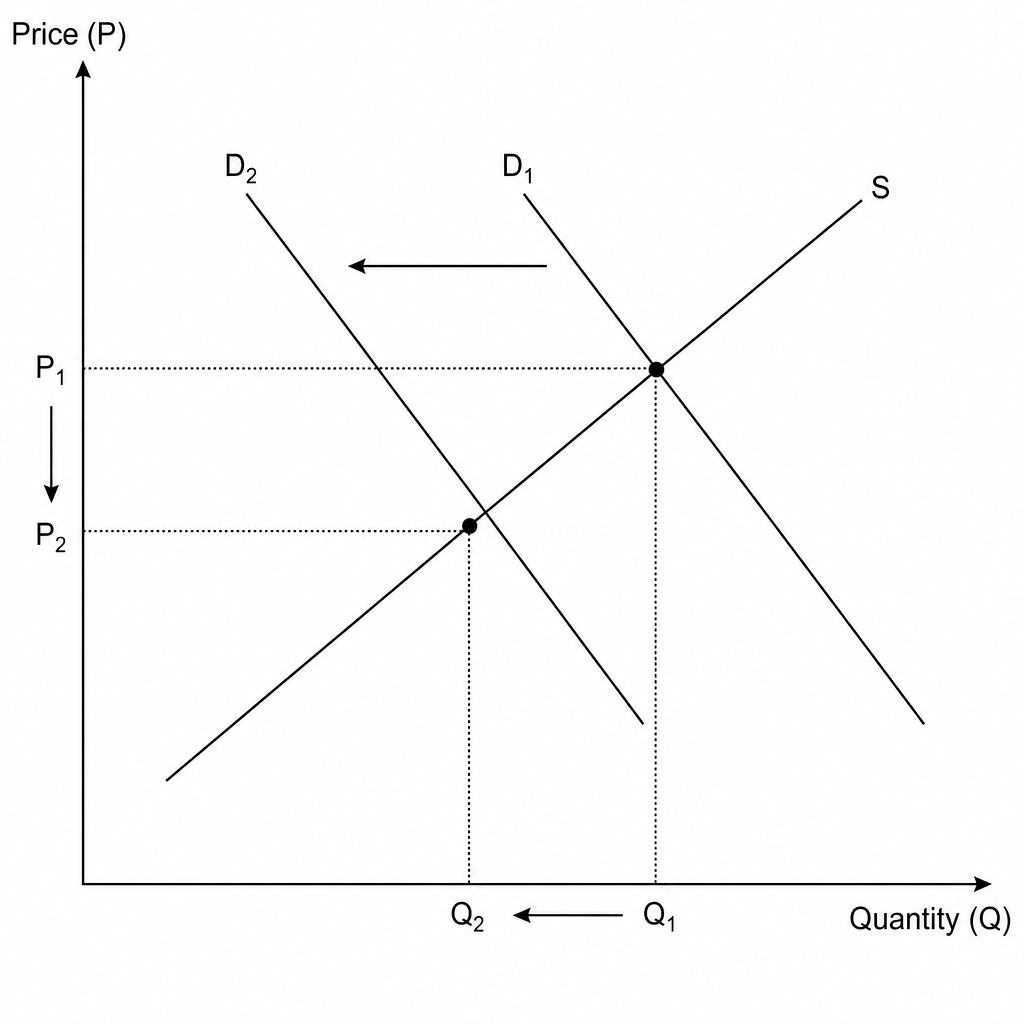 Demand and Supply Diagram for Premium Organic Cosmetics