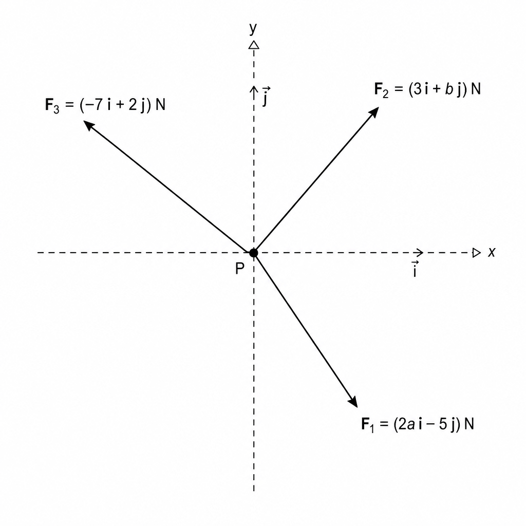 Coplanar Forces on Particle P