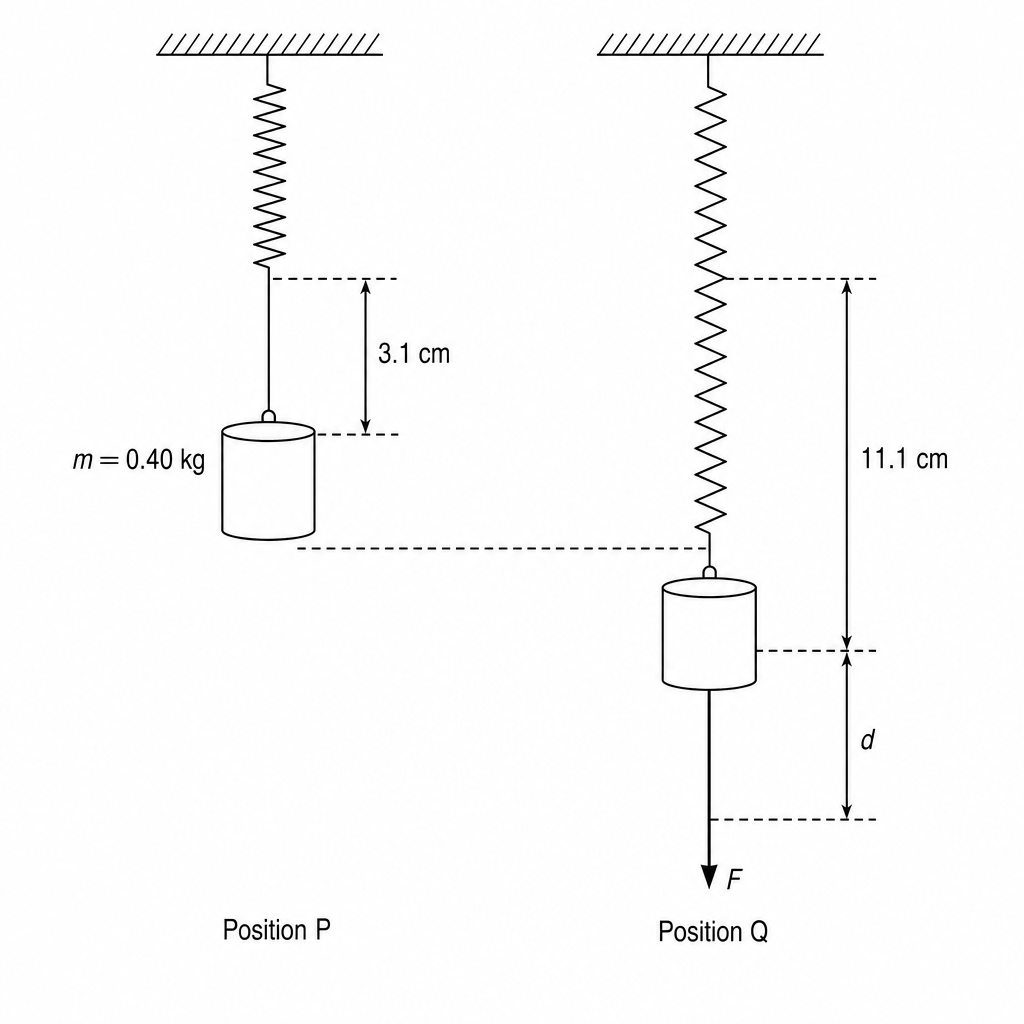 Sensor suspended by elastic cord