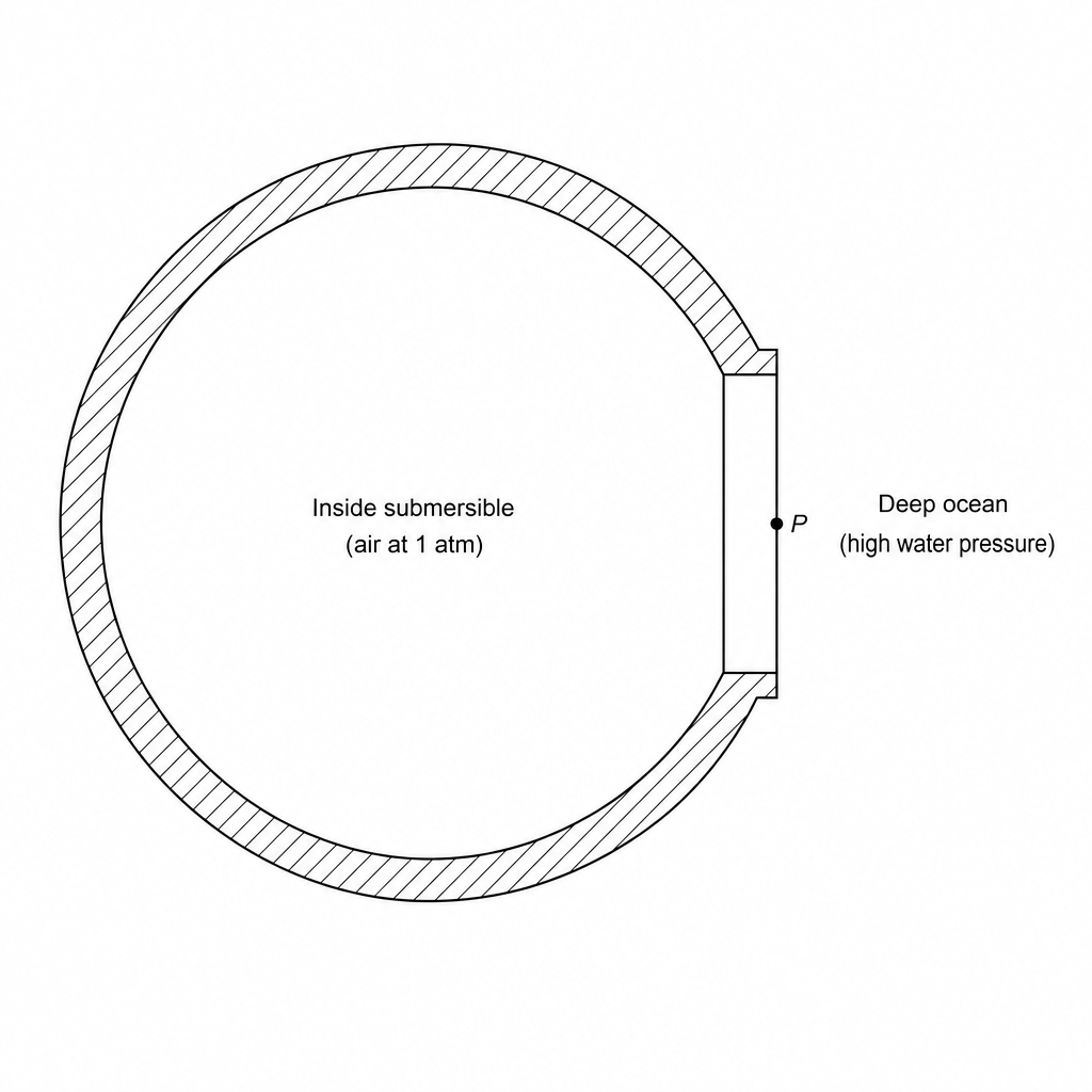 Figure 1: Cross-section of a deep-sea research submersible