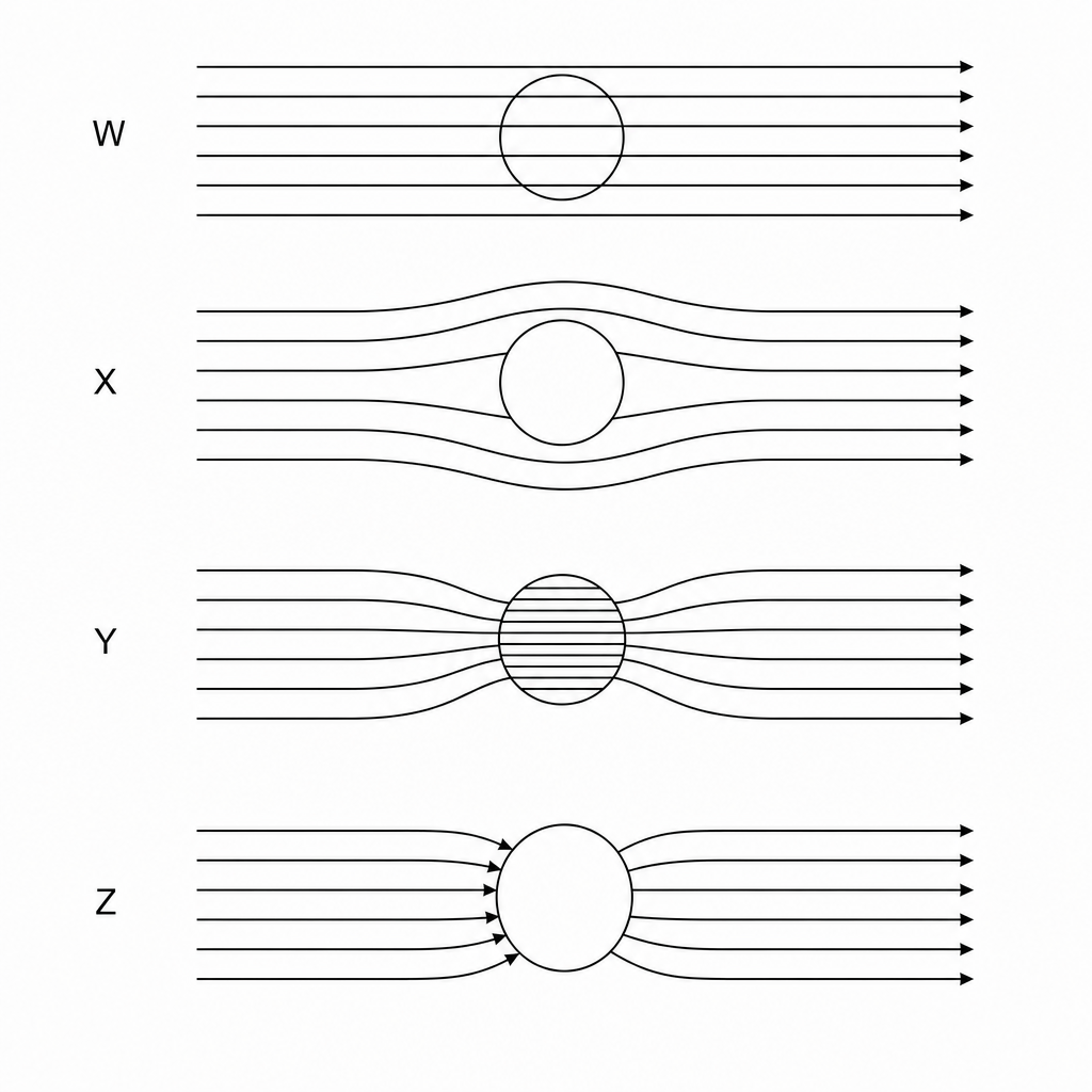 Magnetic field line patterns