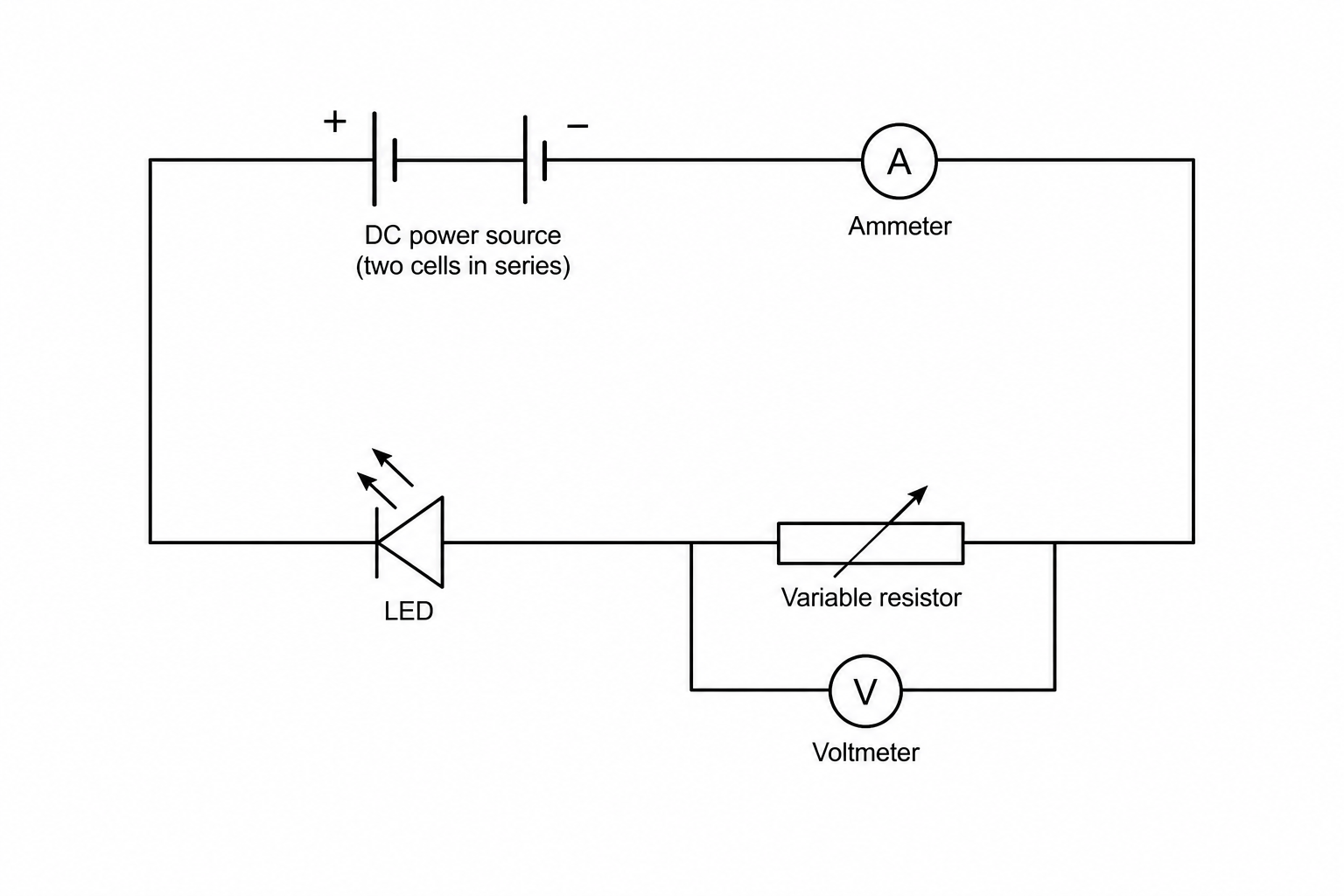 Fig. 1.1: Circuit diagram with mistakes