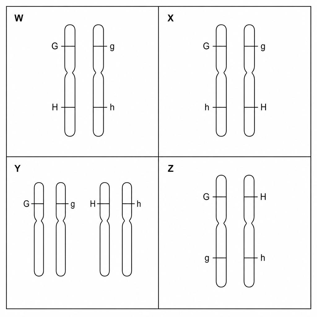 homologous chromosomes with alleles