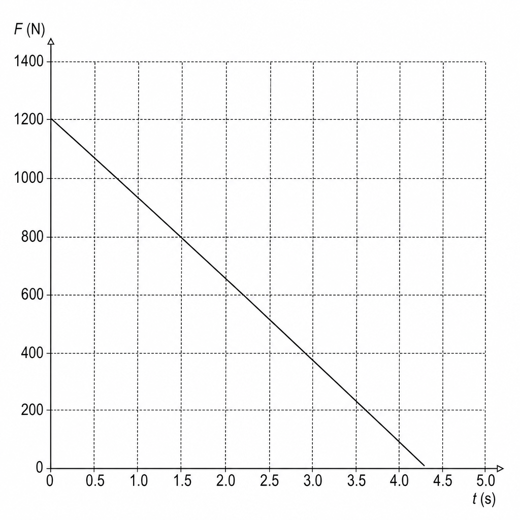 Braking force graph