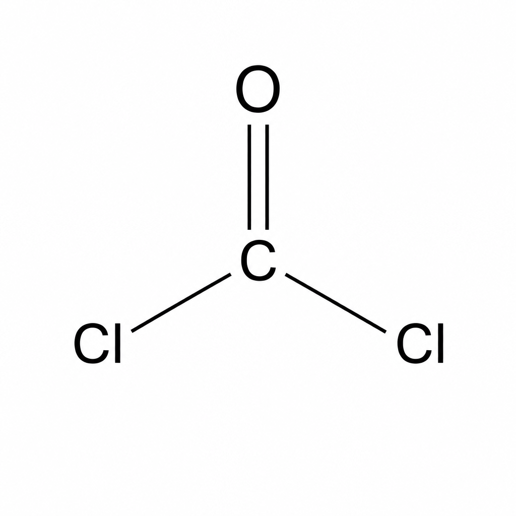Displayed formula of carbonyl chloride