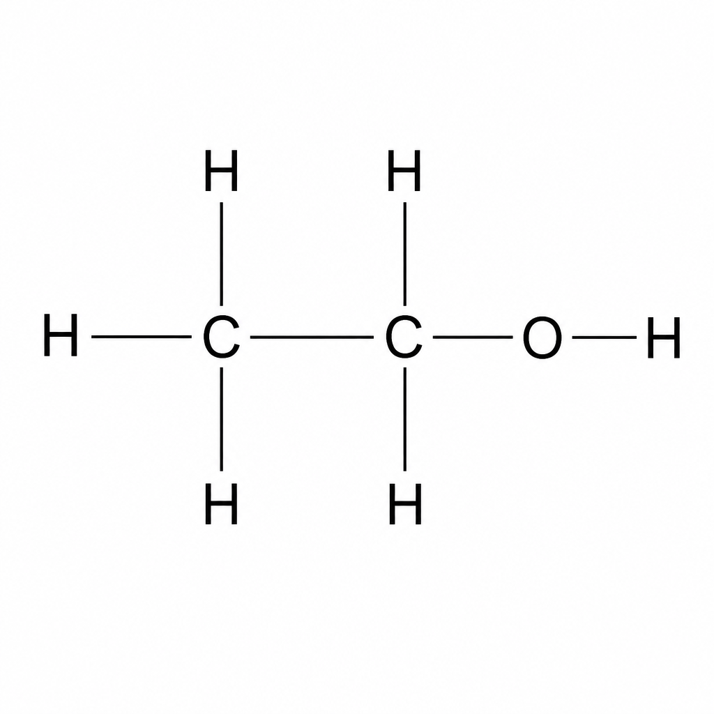 Ethanol Displayed Formula