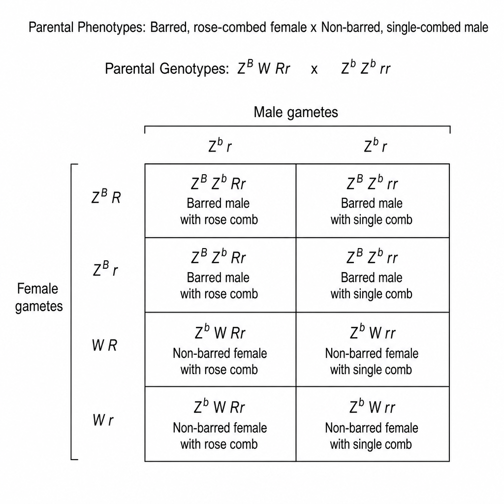 Genetic Cross Diagram