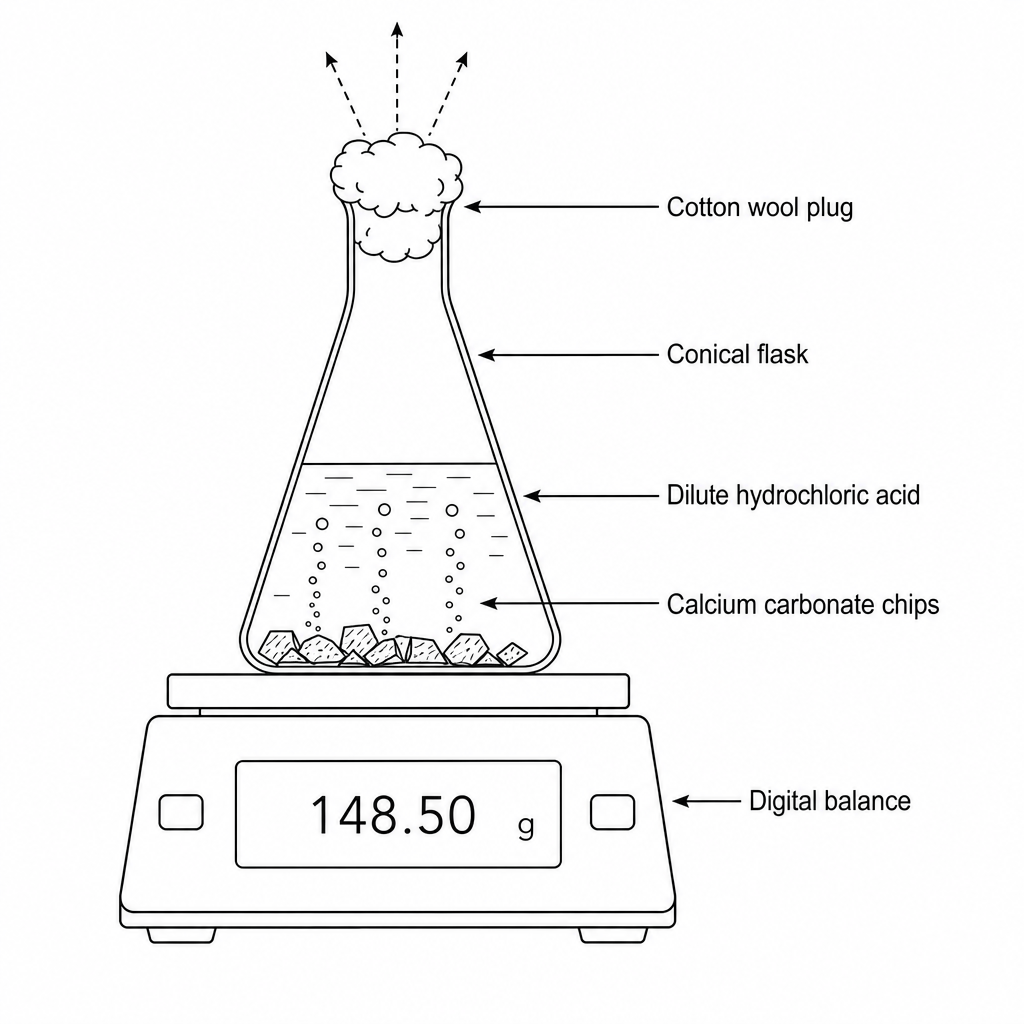 Reaction monitoring setup