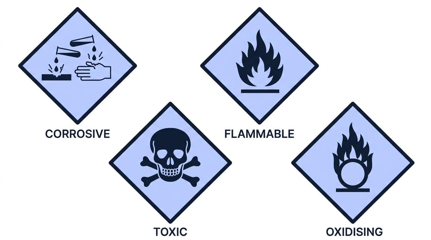 Common Laboratory Hazard Symbols