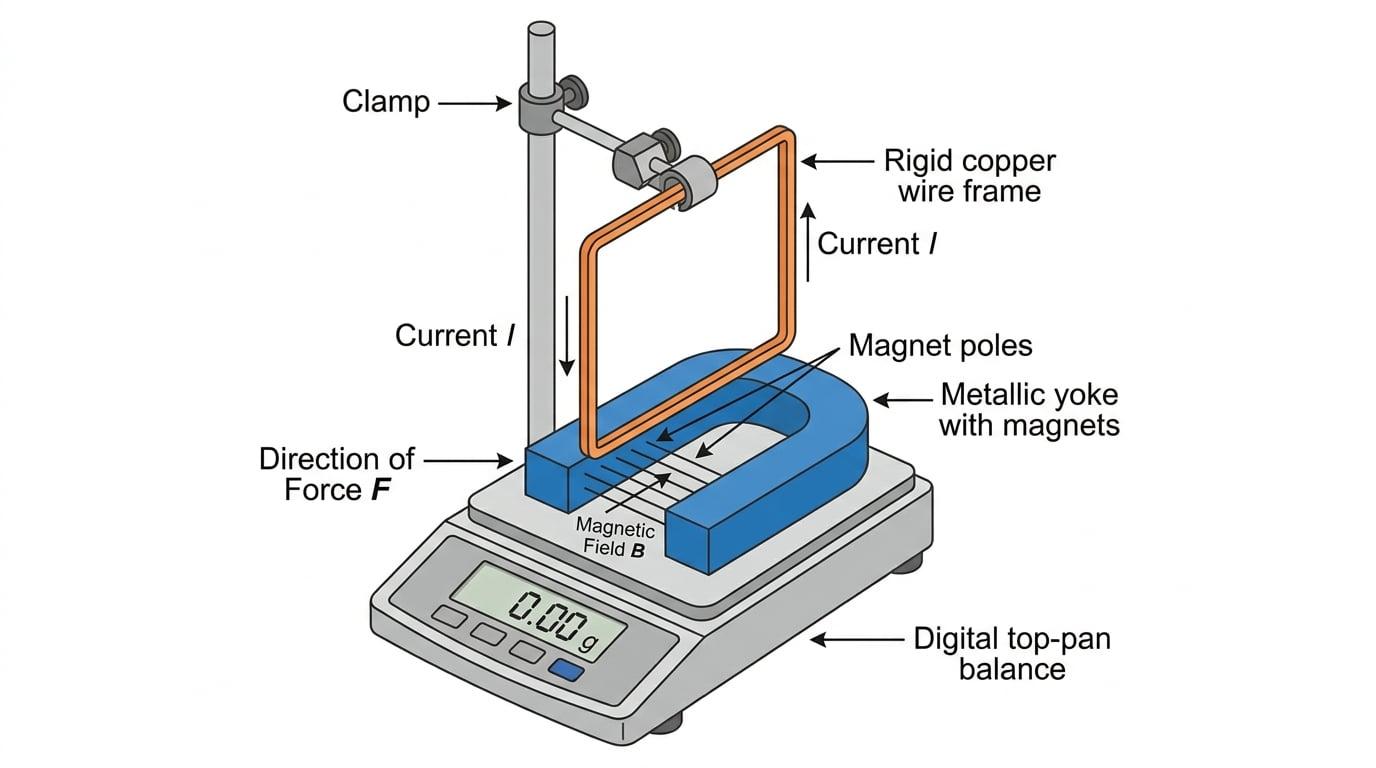 Top-Pan Balance Setup