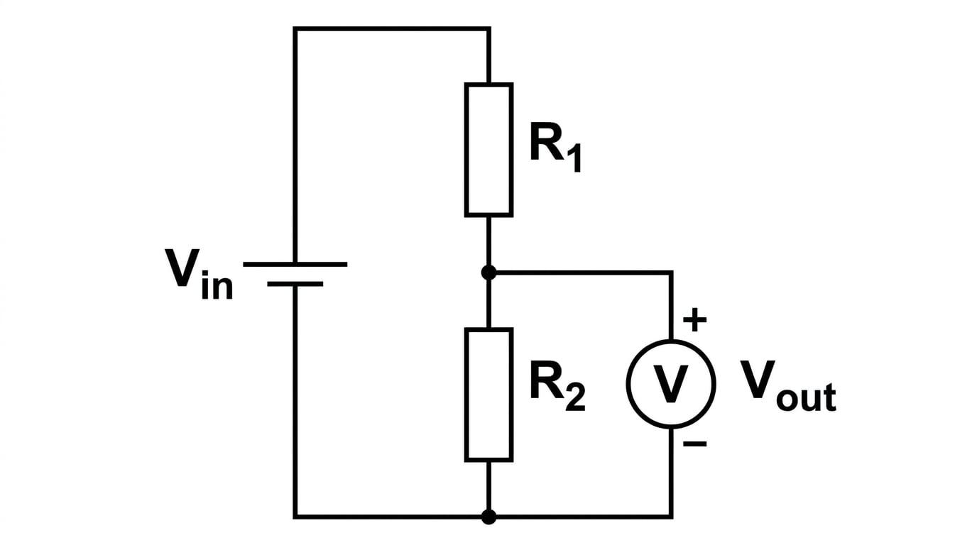 Basic potential divider circuit