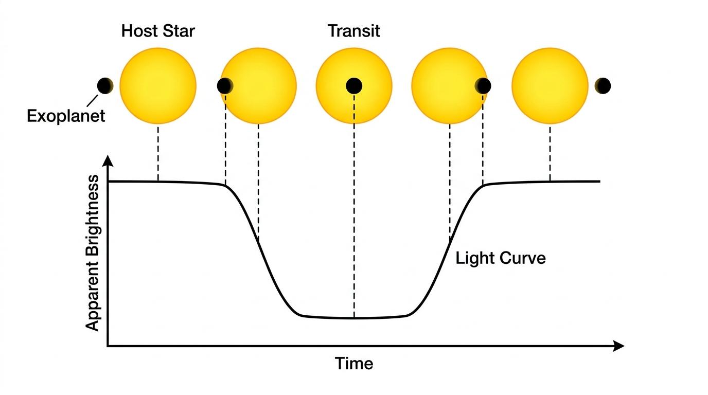 Typical exoplanet light curve