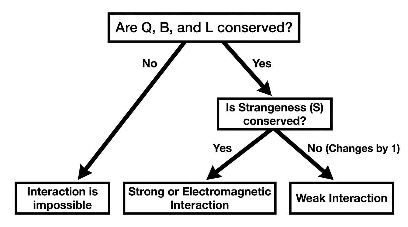 Flowchart for checking interactions