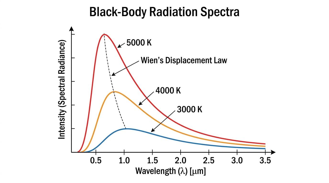 Black-body radiation curves