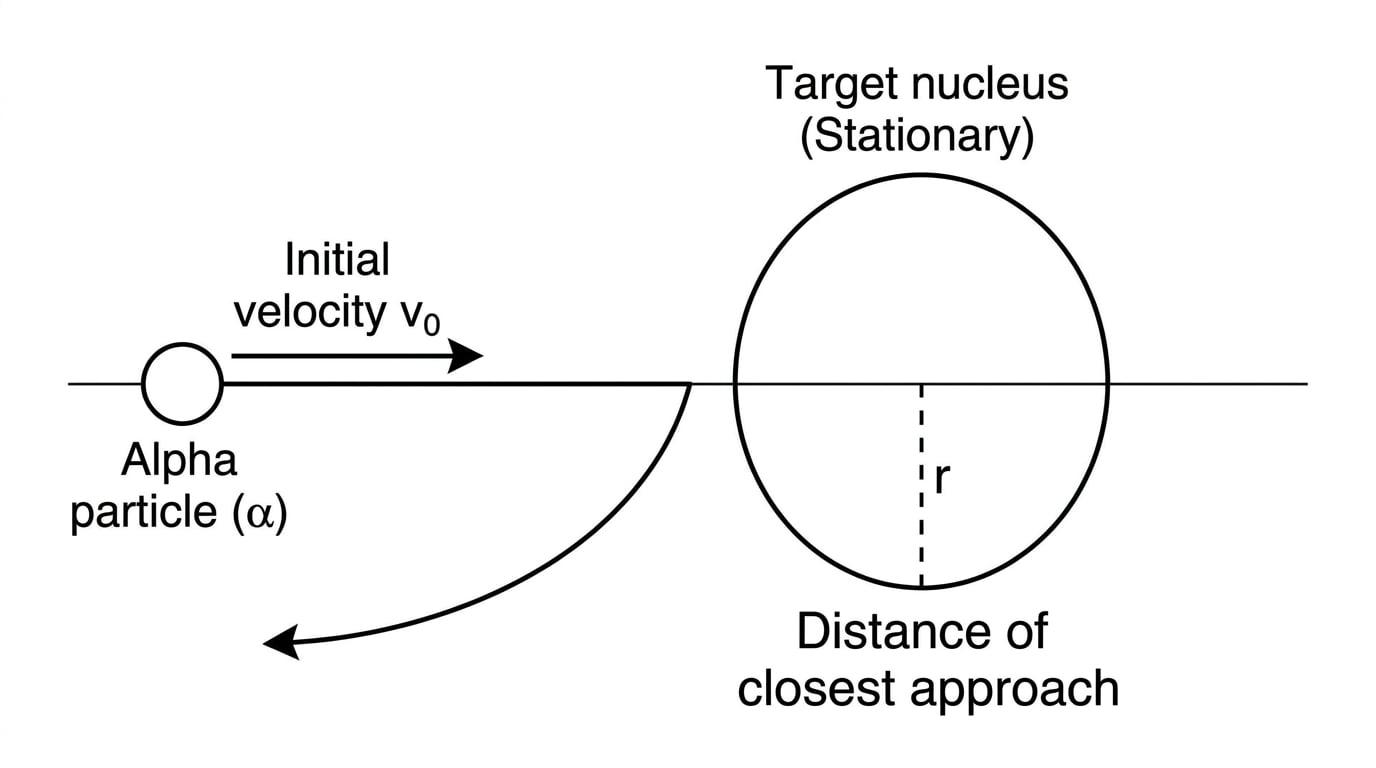 Distance of closest approach