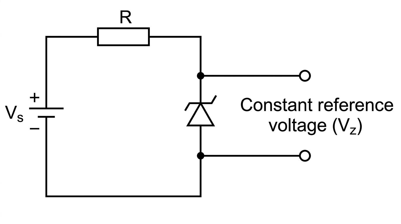 Zener diode reference voltage circuit