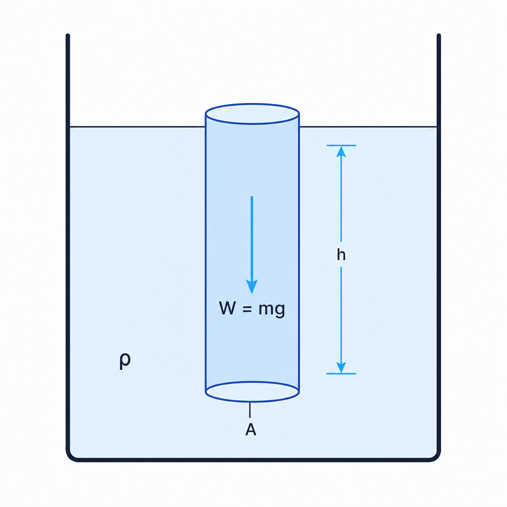 Fluid Column Derivation