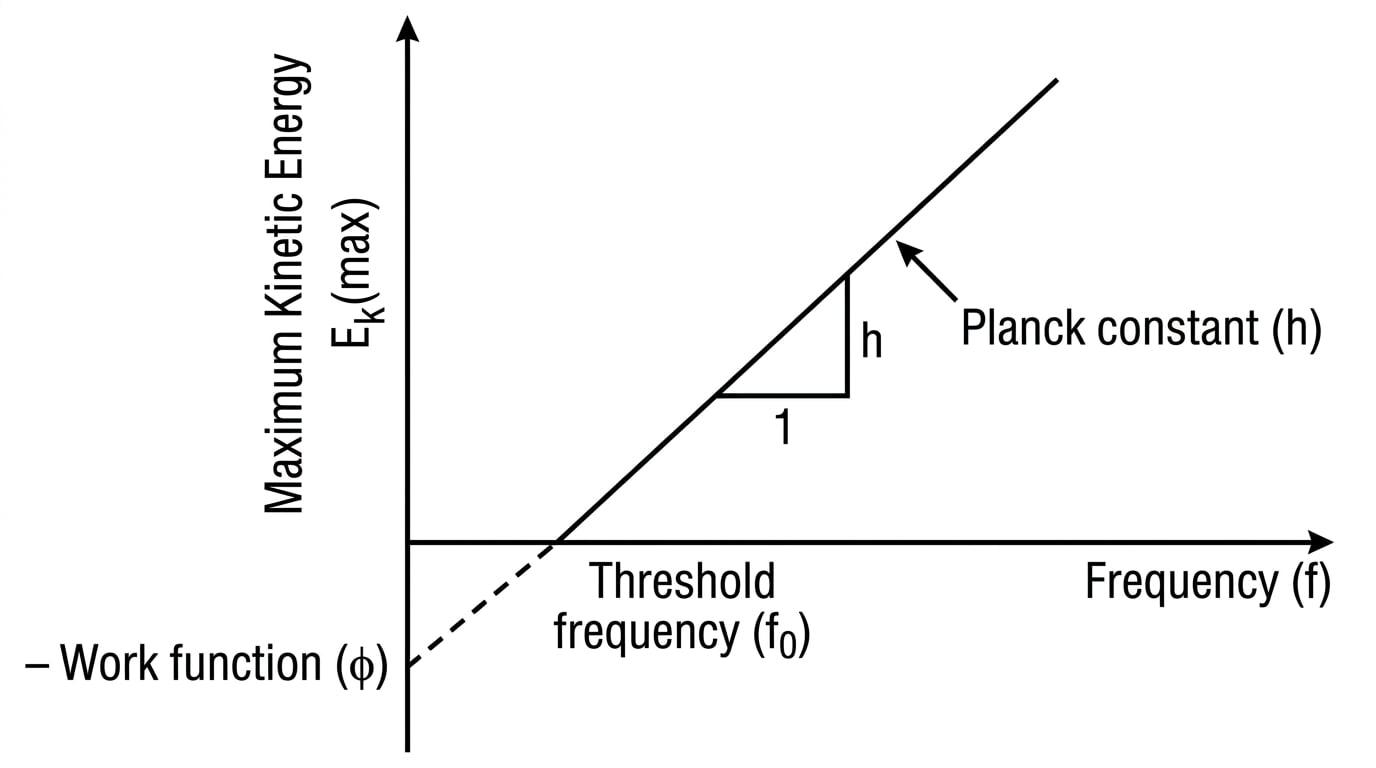 Graph of kinetic energy against frequency