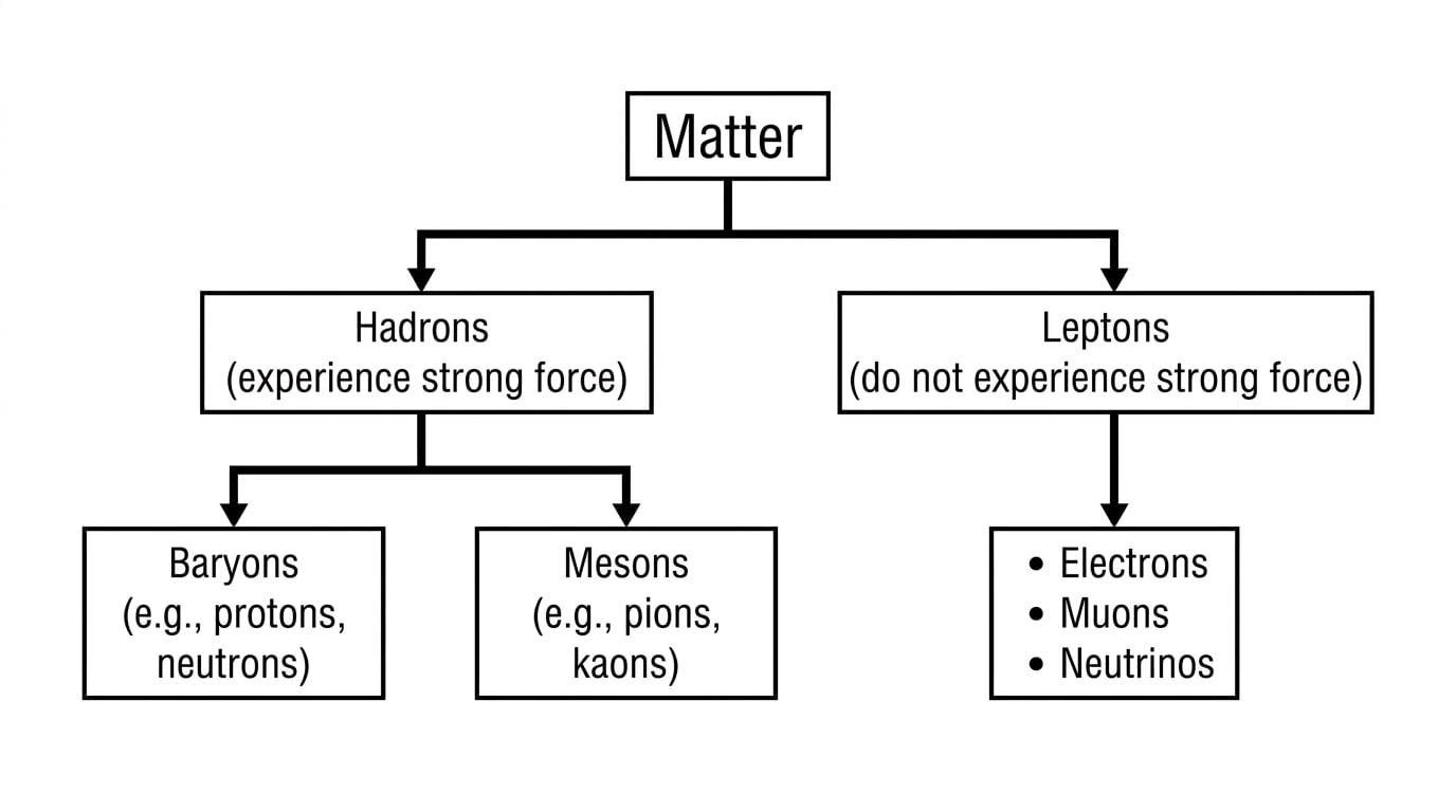 Classification of subatomic particles