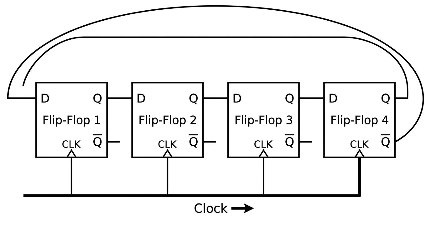 Johnson Counter block diagram