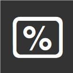 Calculator buttons percent